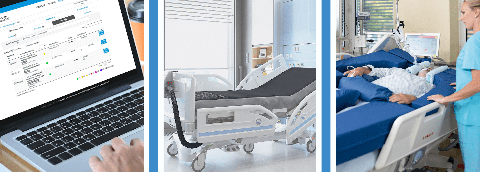 Location - Louez facilement des lits et des systèmes de traitement