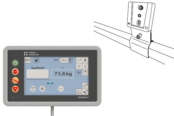 La numérisation et l'urgence des soins sont les mots-clés dont on parle beaucoup - le lit de soins sentida 7-i est la réponse. 